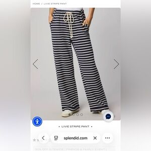 NWT Splendid Livie Striped Pant